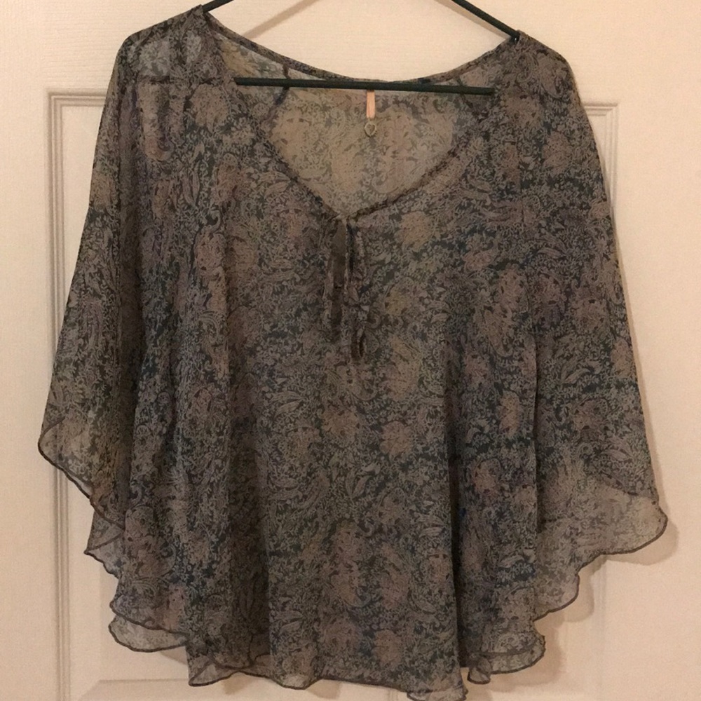 Sheer Paisley Cover Up